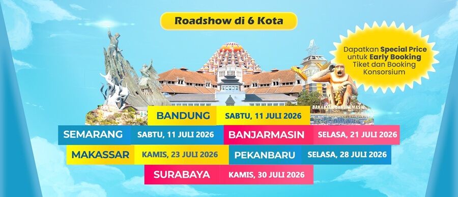Jadwal Roadshow Freshnel Travel Fair 2026